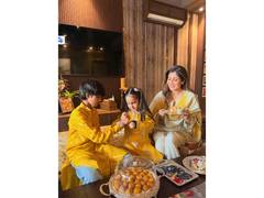 
      
      Shilpa Shetty celebrates Rakhi with Viaan, Samisha
      
      