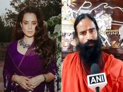 
      
      Kangana Ranaut-Baba Ramdev end their dispute on Raksha Bandhan
      
      