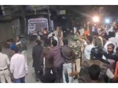 
      
      Stone-pelting breaks out between two groups
      
      