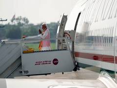 
      
      PM Modi praises Uzbek students for warm Hindi welcome
      
      