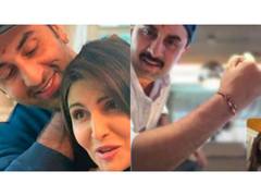 
      
      Ranbir Kapoor flaunts rakhis sent by sister Riddhima Kapoor
      
      