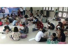 
      
      Pune kids ditch screens to paint their own eco-friendly Bappa
      
      