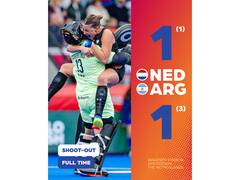 
      
      Argentina beat Netherlands in shootout to win Women’s Hockey WC
      
      
