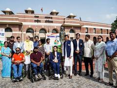 
      
      National Sports Day celebrated at Major Dhyan Chand Stadium 
      
      