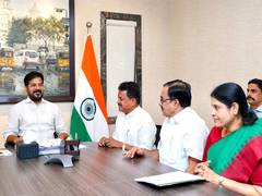 
      
      Telangana Farmers Commission meets CM Reddy
      
      