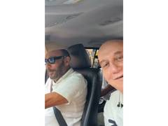 
      
      Jackie Shroff drives Anupam Kher to Actor Prepares
      
      