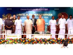 
      
      CP Radhakrishnan flags off Onam pageantry
      
      