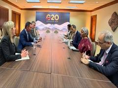 
      
      FM Nirmala Sitharaman meets 3M CEO in Asheville
      
      