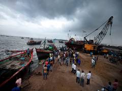 
      
      Mumbai: 2 injured after crane catches fire during cargo unloading
      
      