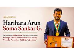 
      
      G. Harihara Arun Somasankar Earns ‘IBR Achiever’ Recognition
      
      