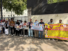 
      
      London: Activists protest enforced disappearances in Pakistan
      
      