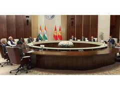 
      
      PM Modi holds bilateral meeting with Kyrgyzstan's President
      
      