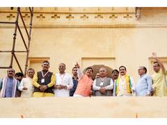 
      
      MP CM Mohan Yadav inspects Ram Raja Lok works in Orchha
      
      