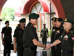 
      
      COAS General Dhiraj Seth reviews operational preparedness at Sout
      
      