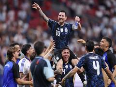 
      
      Argentina teammates hail Messi after international retirement
      
      