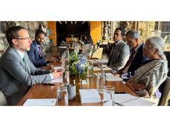 
      
      FM Sitharaman meets FATF President Giles Thompson on sidelines of
      
      