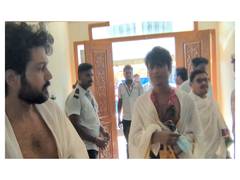 
      
      Karthi, SJ Suryah offer prayers at Tiruchendur temple
      
      