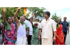 
      
      TN CM Joseph Vijay gifts his glasses to an elderly woman
      
      