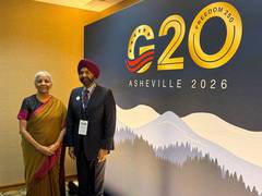 
      
      Nirmala Sitharaman meets Ajay Banga, EU Commissioner
      
      