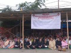 
      
      Manipur: IMAGI MEIRA stages sit-in, demands Assembly resolutions
      
      