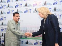 
      
      Union Minister Gadkari meets Dutch Ambassador Marisa Gerards
      
      