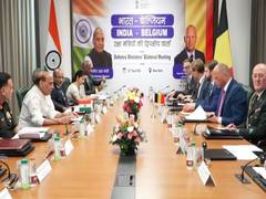 
      
      Rajnath Singh calls for greater India-Belgium defence cooperation
      
      
