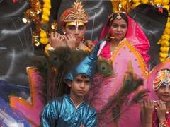 
      
      J-K: Devotees join shobha yatra in Udhampur
      
      