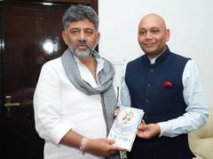 
      
      Indian diplomats Abhay Kumar, KJ Sreenivasa visit Karnataka
      
      