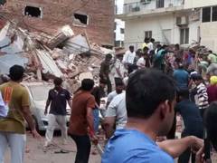 
      
      Building collapses near Satya Niketan in South-West Delhi
      
      