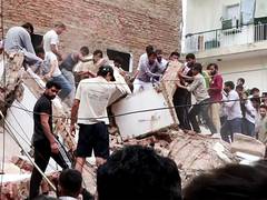 
      
      Kejriwal & AAP leaders slam authorities as building collapses
      
      