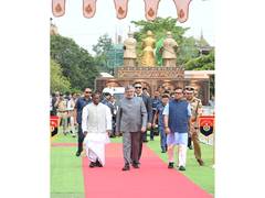 
      
      Assam CM attends Golden Jubilee celebrations of GeetanagarCollege
      
      
