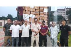 
      
      Assam Excise dept seizes 800 cartons of illicit liquor
      
      
