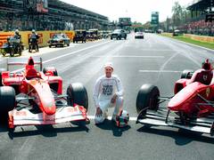 
      
      Sebastian Vettel pays emotional tribute to Michael Schumacher
      
      