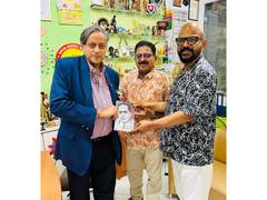 Shashi Tharoor visit World Malayalee Federation HQ in Vienna