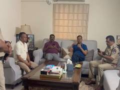 
      
      Tension rises as Police reach BRS MLC Tata Madhu’s residence
      
      