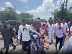 
      
      Telangana: BRS MLAs march on foot towards Erravelli
      
      