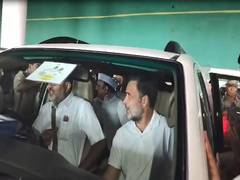 Rahul Gandhi begins his two-day Rae Bareli visit, to interact with Sarafa traders
