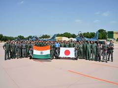 
      
      Air Force welcomes F-2 jets of JASDF for air combat exercise
      
      