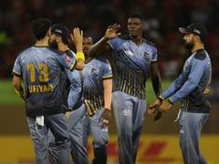 
      
      Falcons end Warriors' unbeaten run with 65-run victory in CPL
      
      