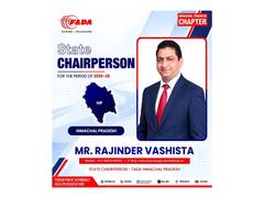 
      
      Rajinder Vashista Appointed as FADA State Chairperson
      
      