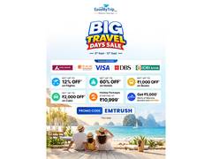 
      
      EaseMyTrip announces ‘Big Travel Days Sale’
      
      