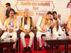 
      
      BJP chief Nitin Nabin, CM Dhami attend extended state working com
      
      