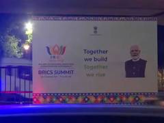 
      
      BRICS Summit: Security tightened across New Delhi, VVIP routes un
      
      