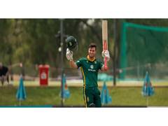 
      
      Hermann becomes only second batter to score 150 on ODI debut
      
      