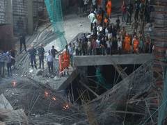 
      
      Thirteen people injured after a portion of building collapses
      
      