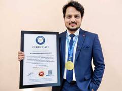 
      
      Maharashtra Academician Dr Vaibhavkumar Shinde Sets World Record
      
      