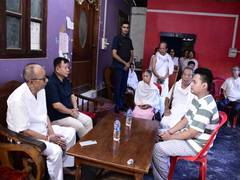 
      
      Manipur CM Khemchand Singh visits bereaved family of Vikram Singh
      
      