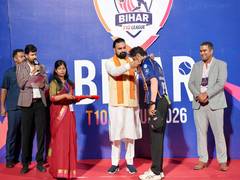 
      
      CM Samrat Choudhary attends Bihar T10 League final
      
      