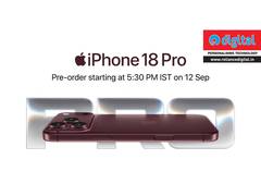 
      
      iPhone 18 Pro Pre-booking Opens at Reliance Digital
      
      