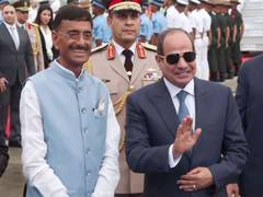 
      
      Egyptian President El-Sisi arrives in India for 18th BRICS summit
      
      